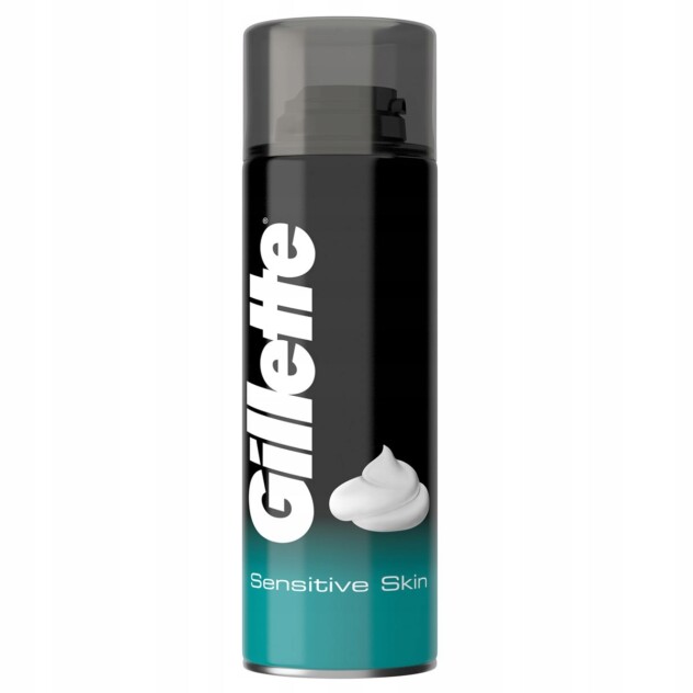 Gillette Sensitive Skin pianka do golenia 200 ml