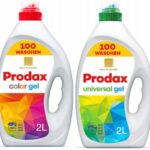 PRODAX Color + Universal Żel do prania Zestaw 2x 2L 50p Kolor Uniwersalny