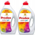 PRODAX Color Żel do prania Zestaw 2x 2L 50 PRAŃ Kolor Kolorowe HIT