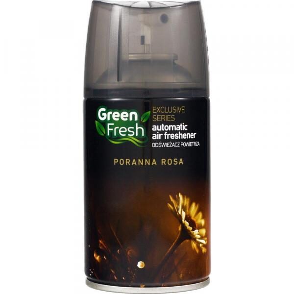 Green Fresh PORANNA ROSA Odświeżacz powietrza spray wkład zapas 250 ml