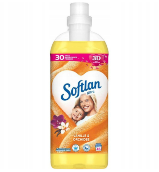 SOFTLAN New Płyn Koncentrat do Płukania Vanille & Orchidee 45 prań 1L